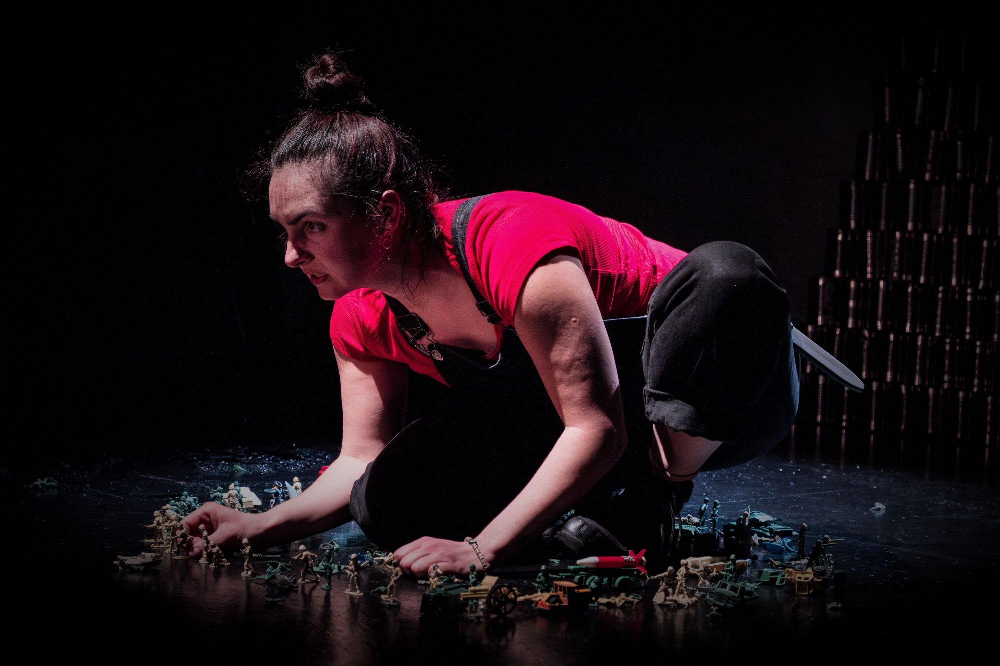 Image of Jelena Bašić on stage during performance in show Bambiland